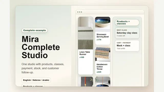 Example storefront for Full Suite
