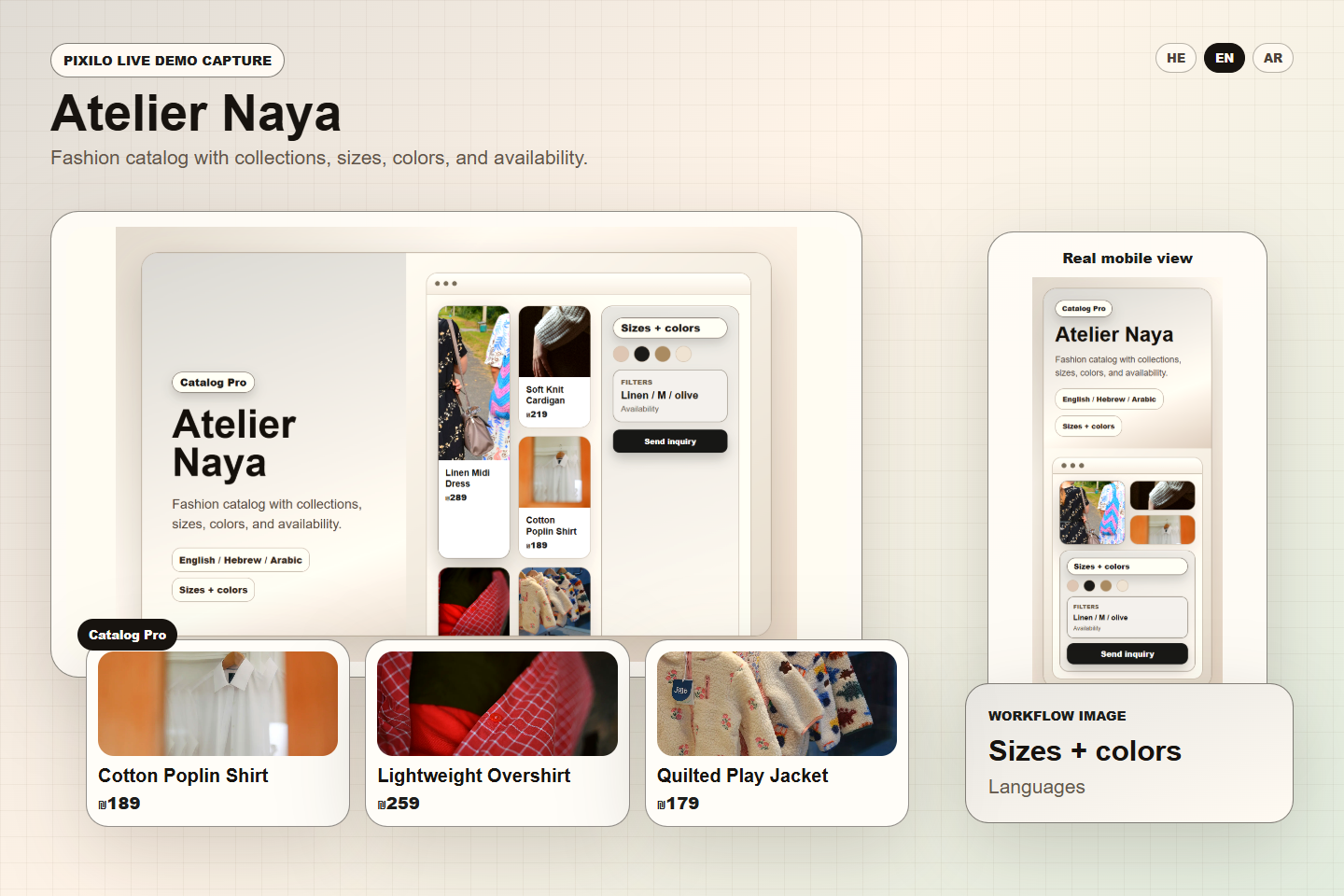 Atelier Naya - Open business